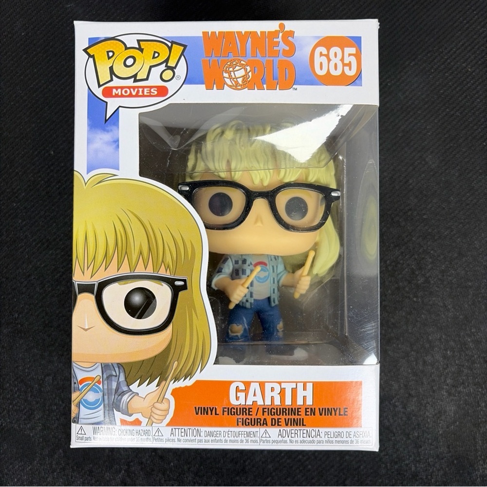 Funko Pop! Wayne’s World Garth #685 Blonde Glasses Vinyl Figure
